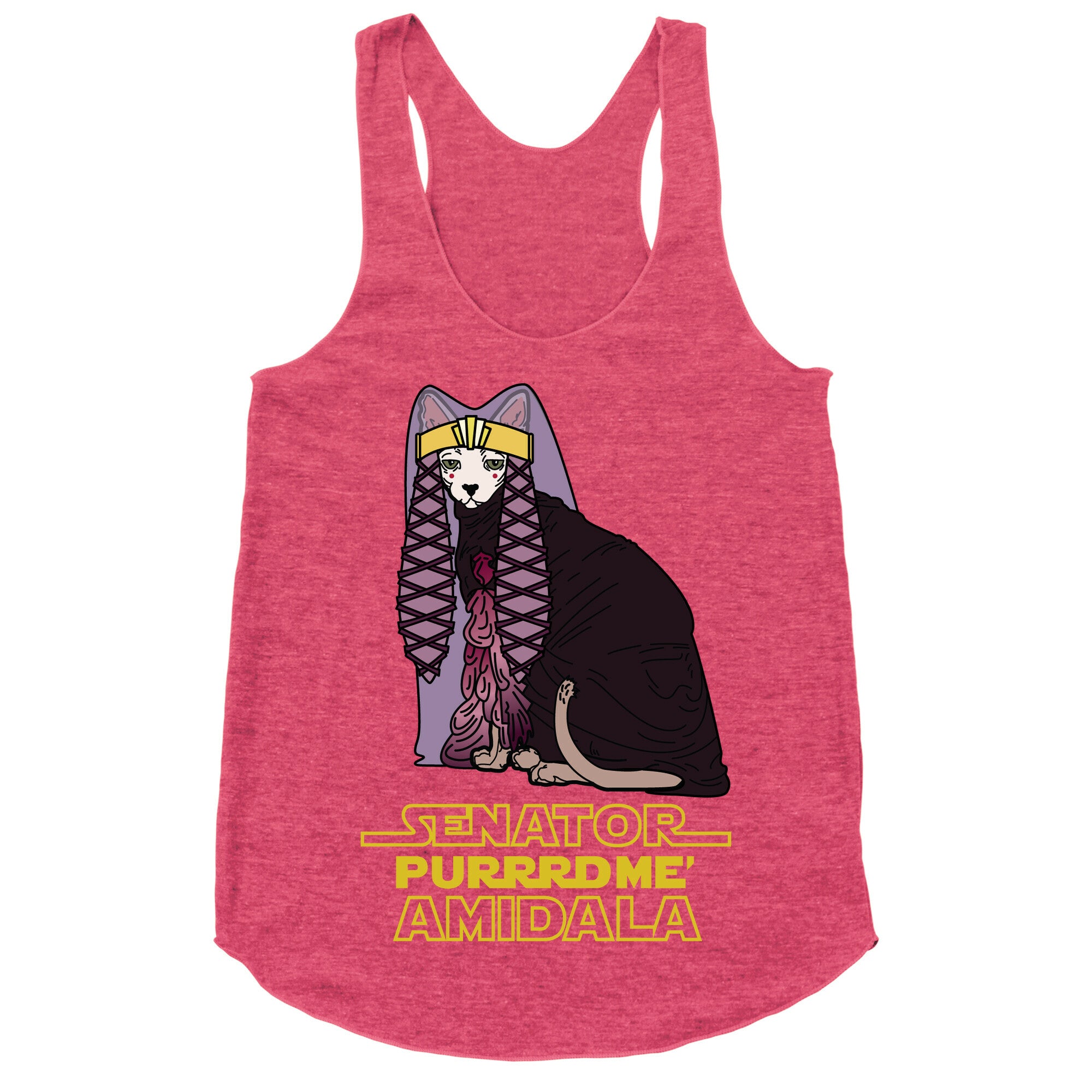 Senator Purrrdme Amidala Racerback Tank